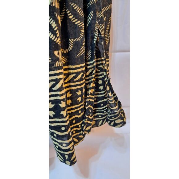 Soft, Brown/Black Maxi Skirt, Made in India M/L - Picture 4 of 6